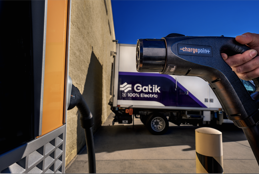 ChargePoint and Gatik join to develop an “ecosystem” for autonomous electric trucks