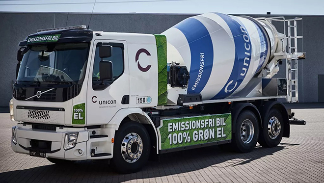 Danish concrete provider plans to test 11 Volvo FM Electric trucks