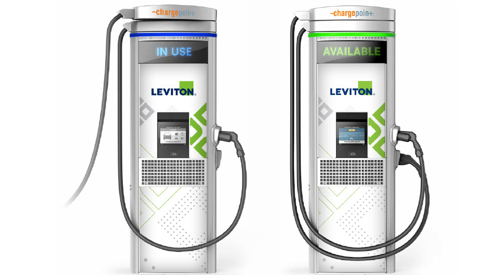 Leviton’s new Evr-Green DC fast charging station