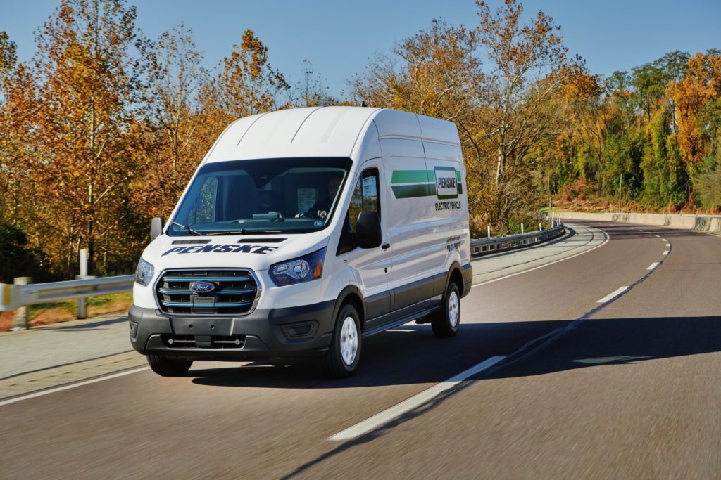 Penske adds Ford E-Transit cargo vans to its rental and leasing fleet