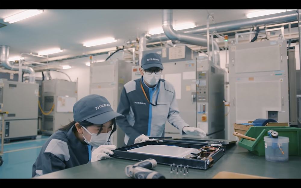 Nissan unveils prototype production facility for solid-state batteries