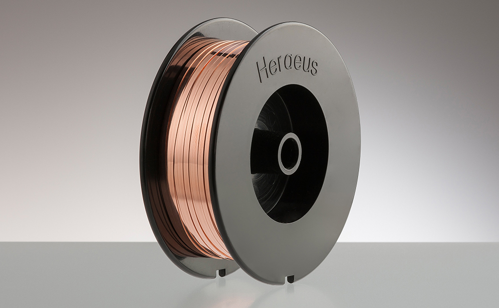 Heraeus’s new copper ribbon for battery terminal laser bonding