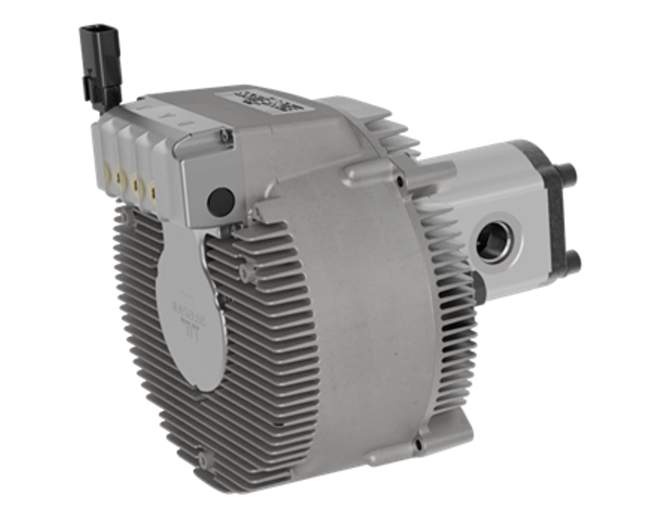 Omni Powertrain’s new electrohydraulic pump drive for low-voltage systems