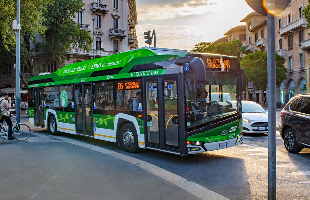 Milan orders an additional 75 Solaris electric buses