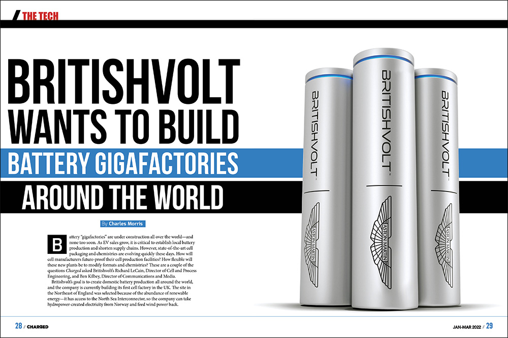 Britishvolt wants to build battery gigafactories around the world