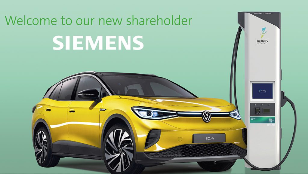 Volkswagen and Siemens make new investments in Electrify America