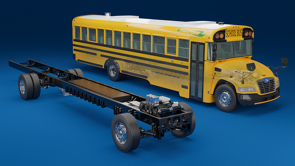 Blue Bird and Lightning eMotors to offer electric retrofits for gas and propane school buses
