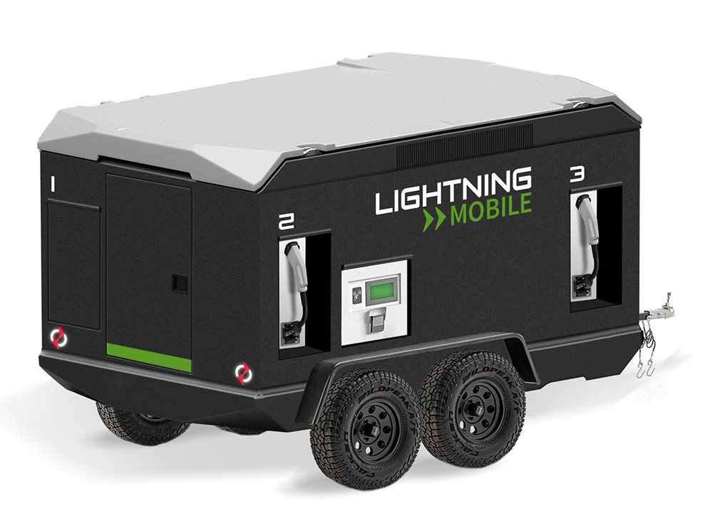 Next-gen Lightning Mobile DC fast charger offers rapid deployment of charging