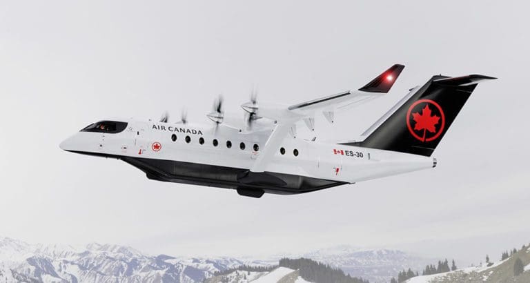 Air Canada-Air Canada to Acquire 30 ES-30 Electric Regional Airc