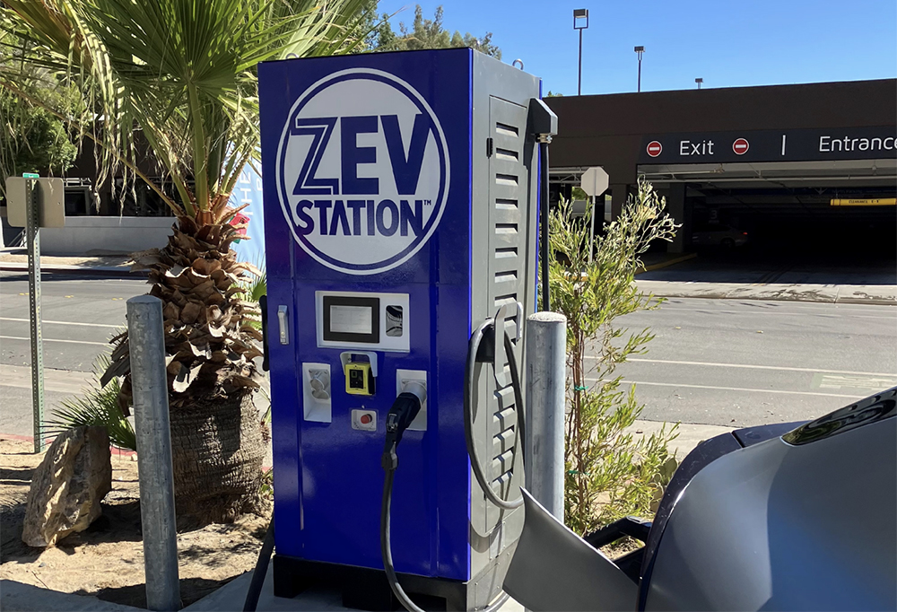 ZEV Station installs DC fast chargers in Palm Springs, scores $2.7 million in infrastructure grants