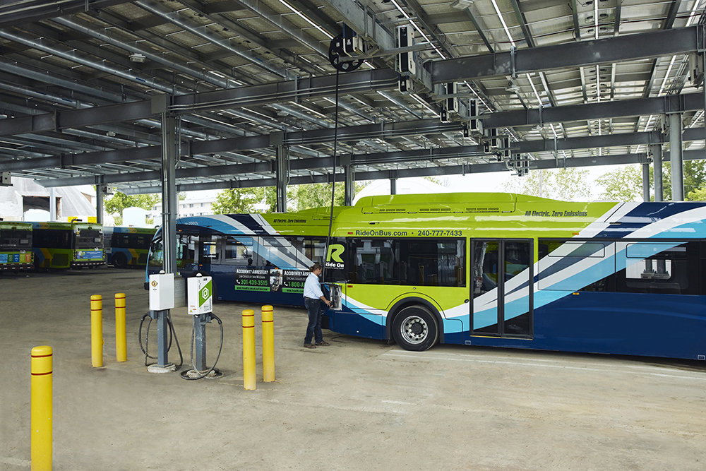 The Mobility House manages charging for microgrid-powered electric bus fleet in Maryland