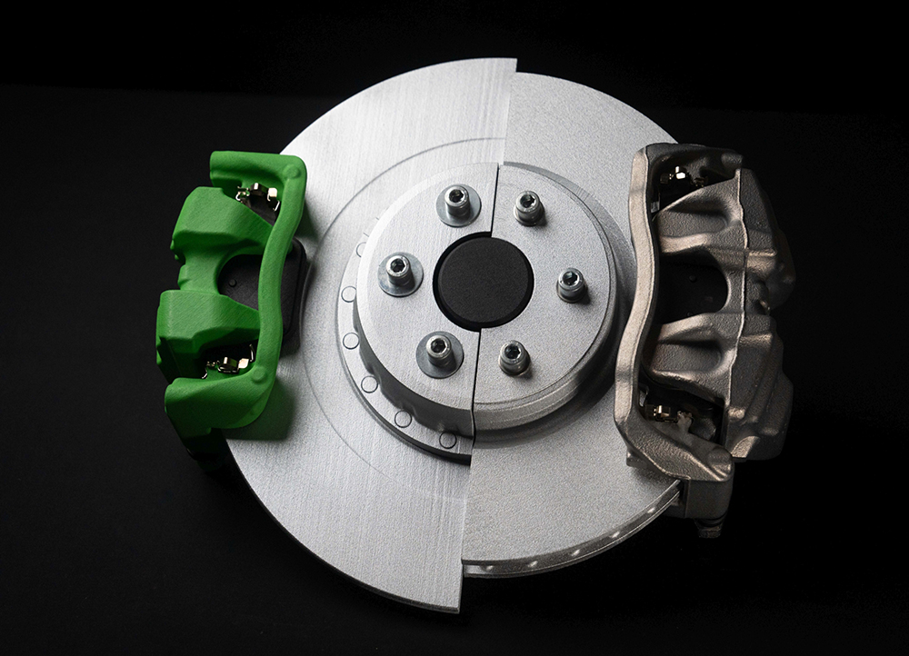 Continental’s new Green Caliper for EV brakes reduces weight and residual torque