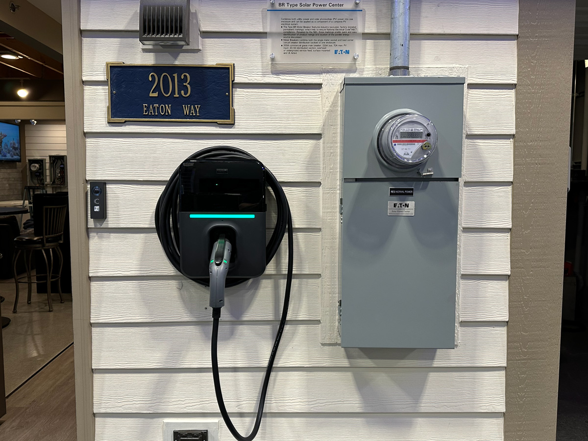 Eaton showcases smart breaker EV charging technology Liberty Plugins