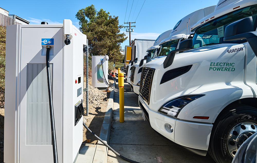 Prologis to build two electric truck charging hubs in Southern California