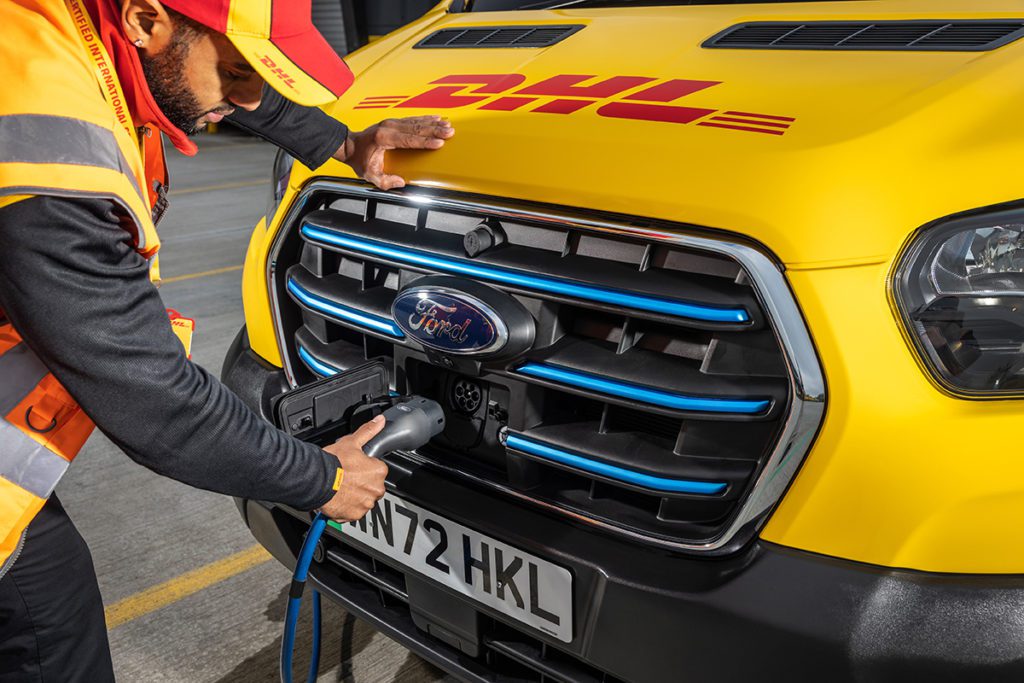 Deutsche Post DHL orders 2,000 electric delivery vans from Ford Pro