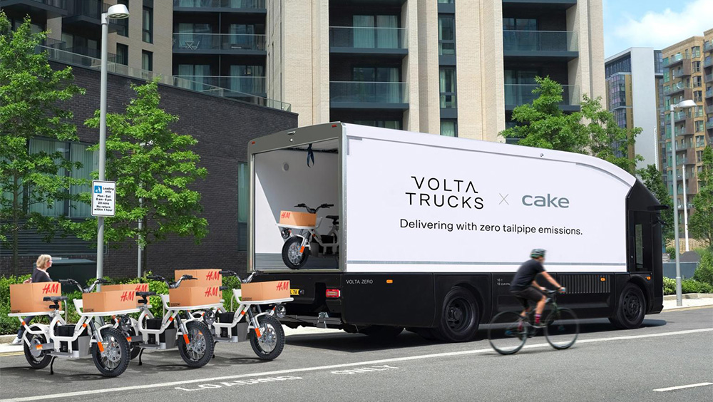 Volta Trucks and Cake to develop electric last-mile delivery service