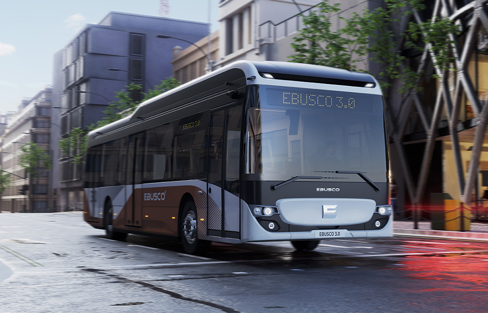 Ebusco’s new lightweight 18-meter electric bus