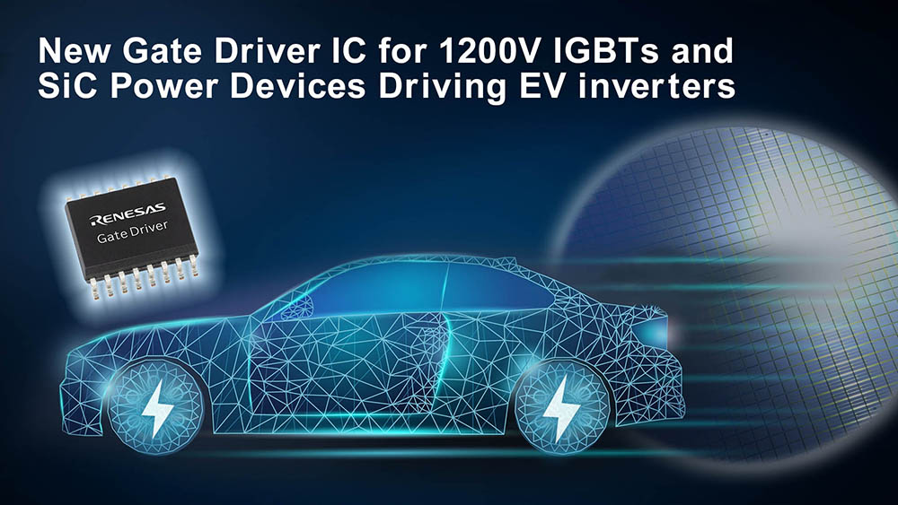 Renesas introduces second-generation gate driver integrated circuit for EV inverters