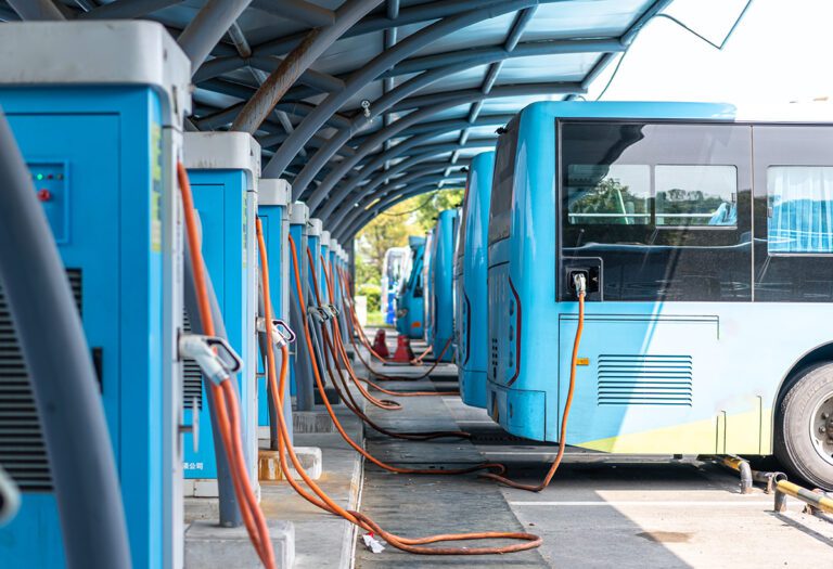 bus charging in station