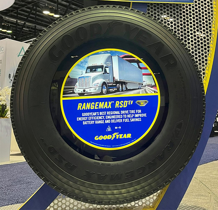Goodyear introduces its first EV tire for regional fleets