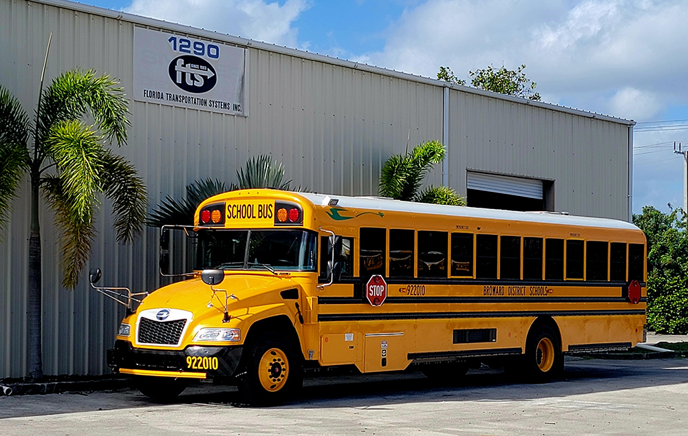Blue Bird delivers 60 electric school buses to Broward County Public Schools in Florida