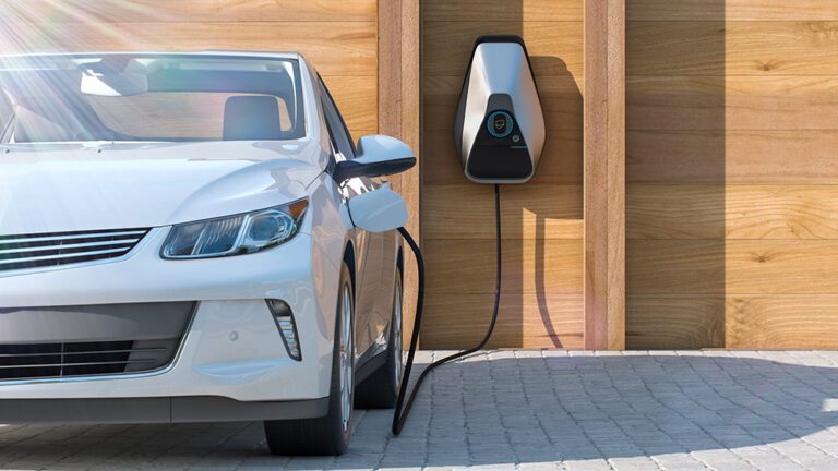 electric car of the future using smart charging at home