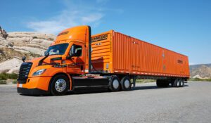 Charged EVs | Schneider opens large electric truck charging depot in ...