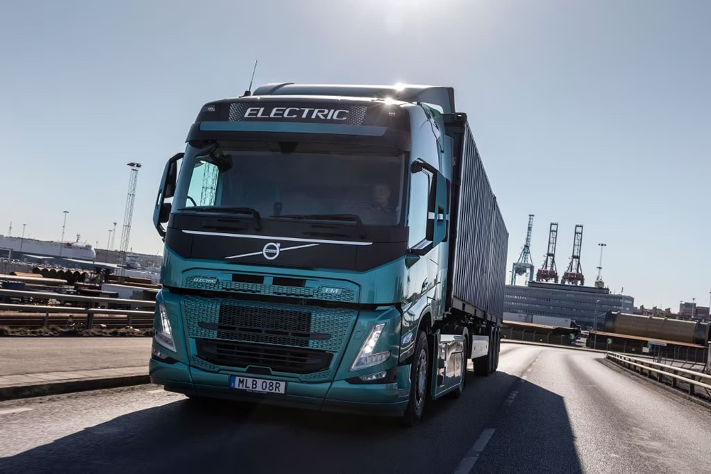 Volvo receives order for up to 1,000 electric trucks