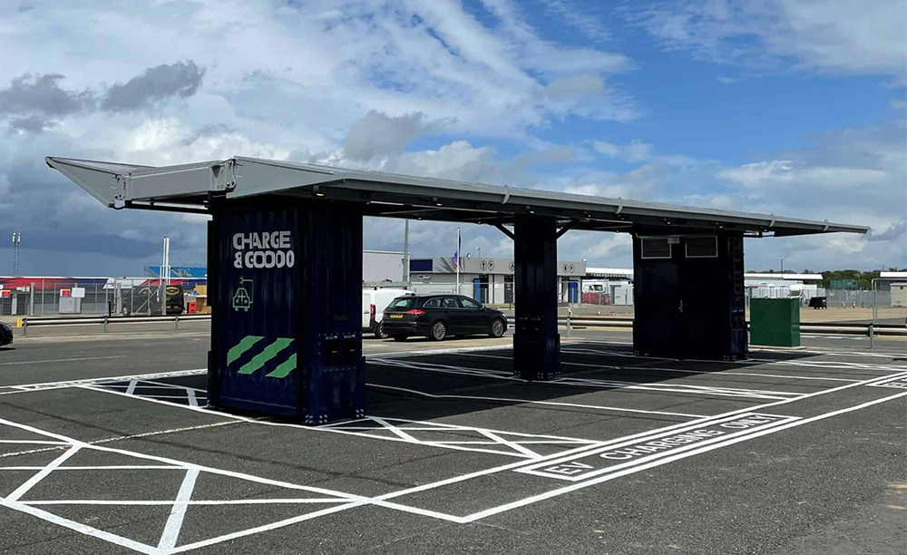 3ti installs solar-powered charging hubs at Britain’s Silverstone Circuit motor racetrack