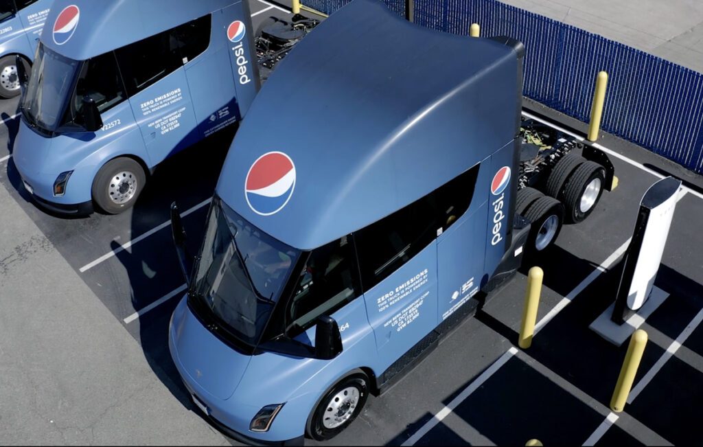 New video details PepsiCo’s implementation of Tesla Semi electric trucks