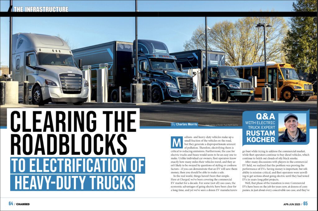 Clearing the roadblocks to electrification of heavy-duty trucks
