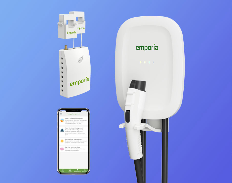Emporia launches Intelligent Load Management for its Level 2 EV chargers