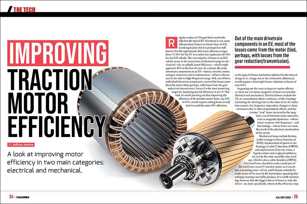 How to improve EV traction motor efficiency