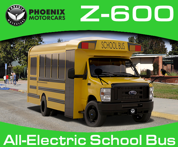 Phoenix Motorcars wins California contract for electric Type A school buses