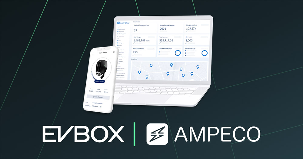 EVBox integrates with AMPECO EV charging platform via OCPP 2.0.1