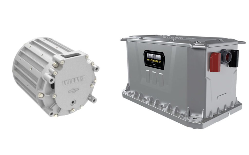 Vanguard shows off new motors, controllers and battery packs in multiple power and voltage options