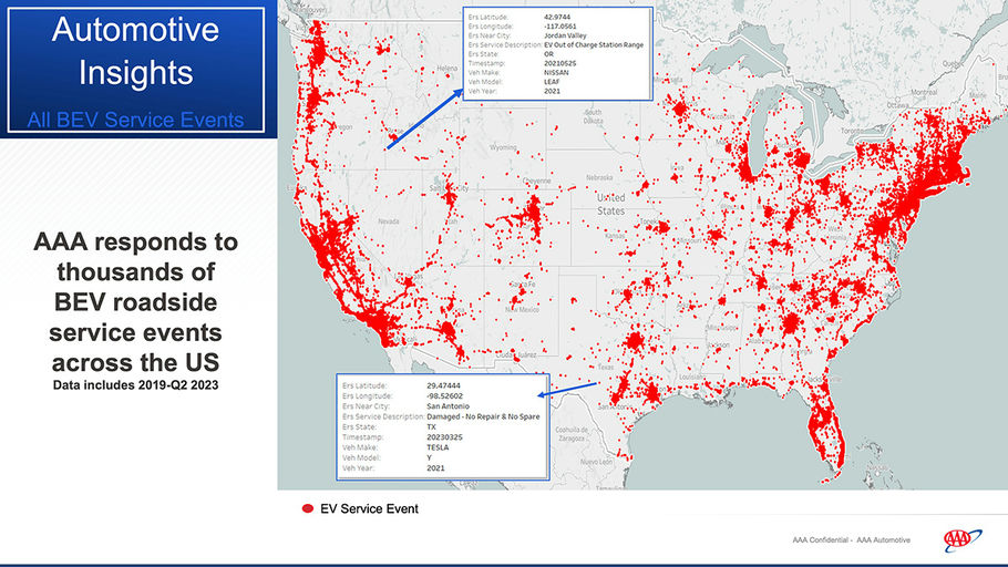 Using AAA’s EV out-of-charge roadside event data to optimize charger site locations (Webinar)