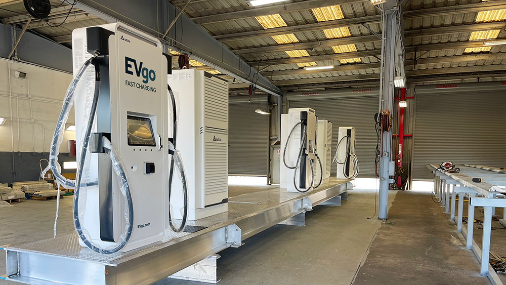 Evgo’s prefabricated EV charging stations save installation time, costs