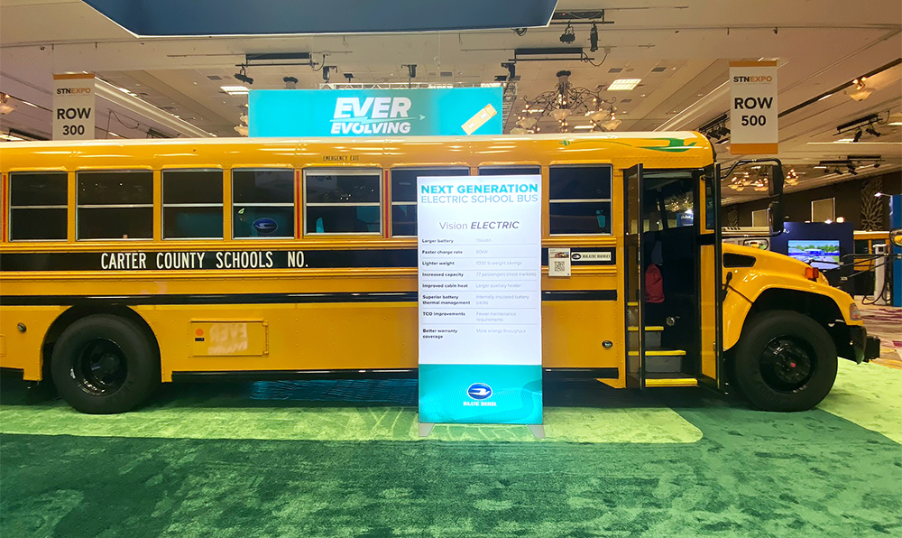 Blue Bird delivers 23 electric school buses to Kentucky school district