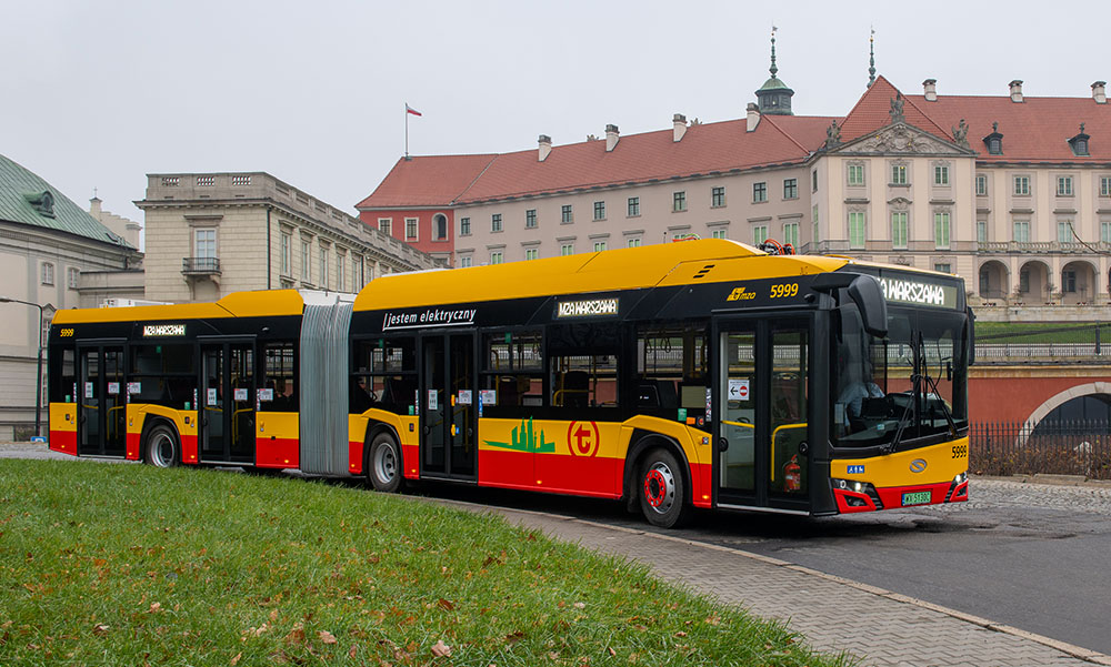 Solaris Bus & Coach sells 12 electric units to Warsaw Public Transport Authority