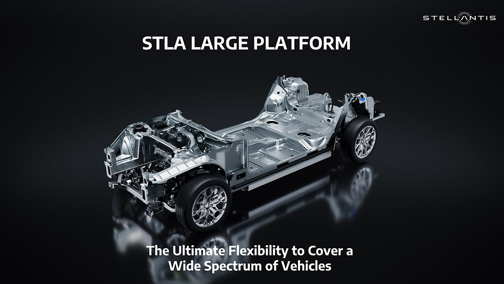 Stellantis unveils STLA Large, the second of its new “native EV” platforms