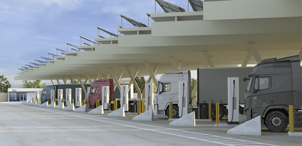 Terawatt’s California heavy-duty EV charging site offers charging now, during site build-out