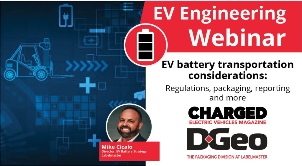 Transporting EV batteries: regulations, packaging, reporting, and more (Webinar)