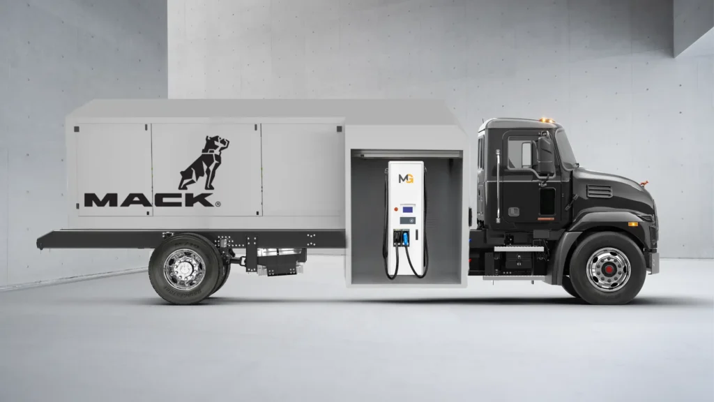 Mack’s mobile off-grid charging system helps customers evaluate EVs