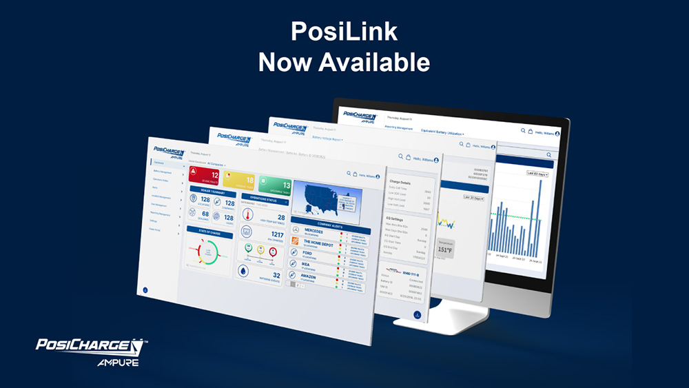 AMPURE debuts PosiLink platform for electric material-handling fleet operations