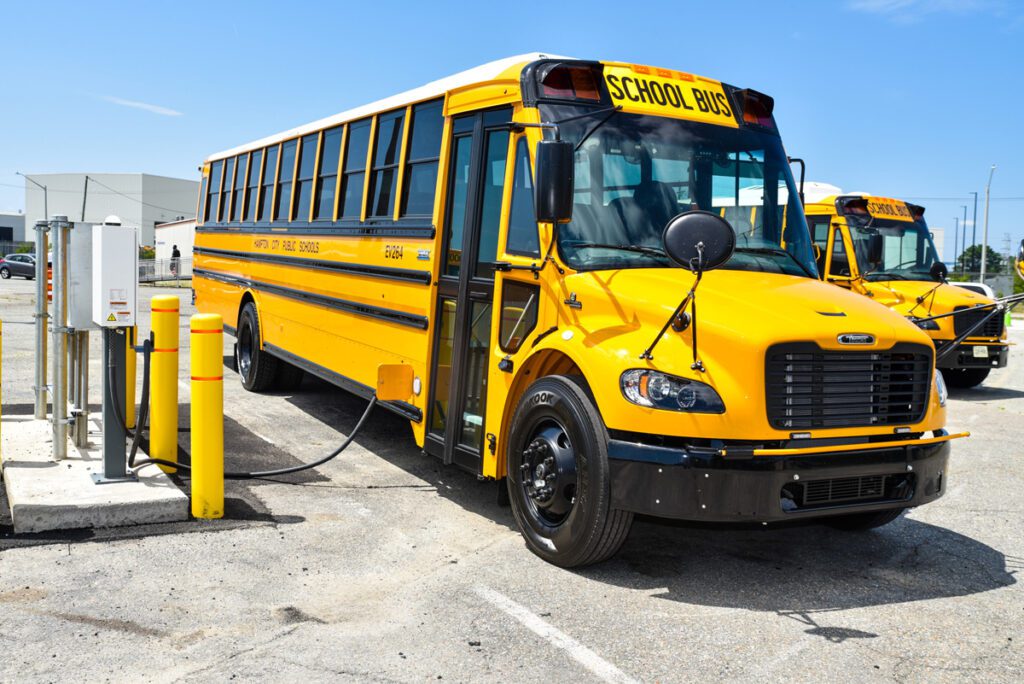 Thomas Built Buses topped 1.5 million electric school bus miles driven in Virginia