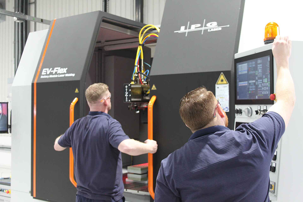 Alexander Battery Technologies commissions EV Flex laser welder