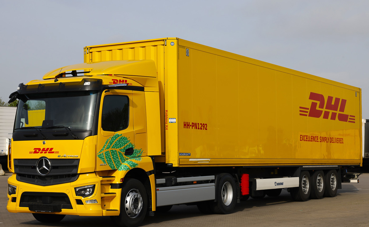 DHL Freight introduces Mercedes-Benz eActros 300 heavy electric tractor-trailers in Germany – Charged EVs