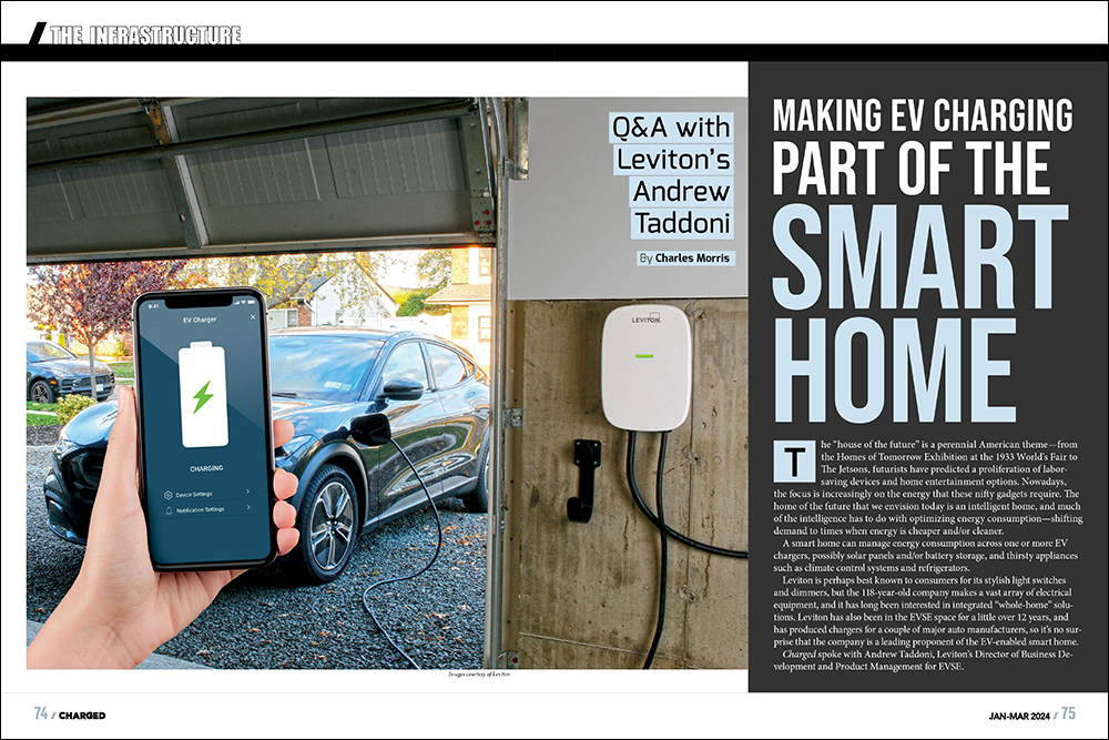 Making EV charging part of the smart home