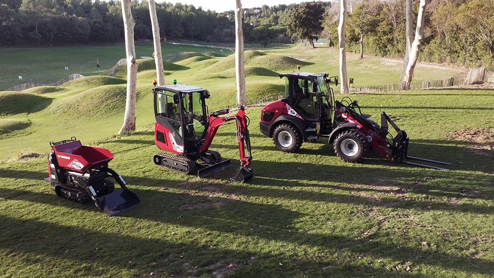 Yanmar debuts fully electric trio: mini-excavator, wheel loader and tracked carrier